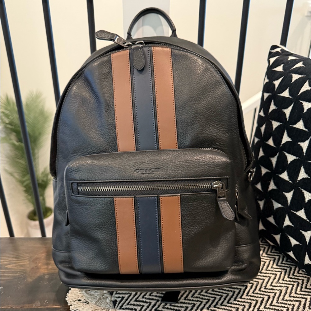Coach Leather Backpack